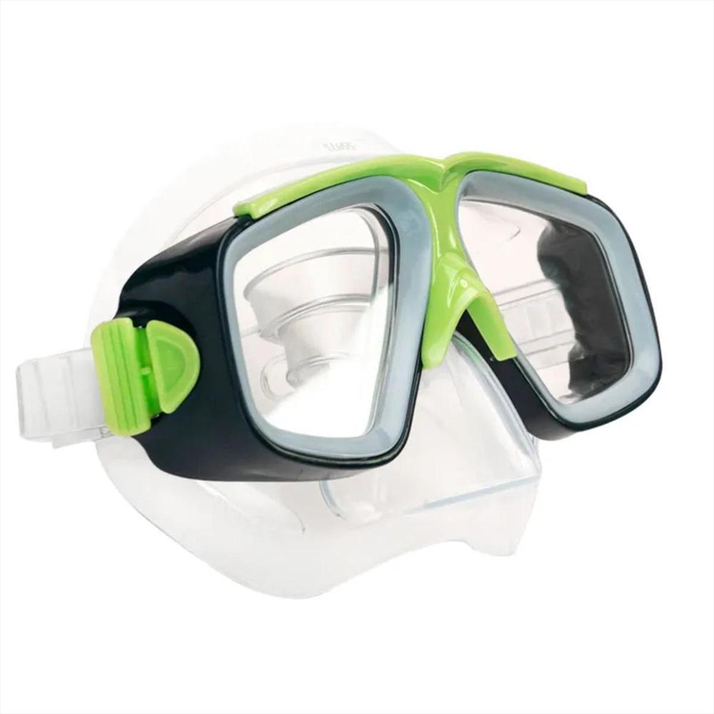 Careta Para Nadar Vidrio Templado Intex Verde img #1