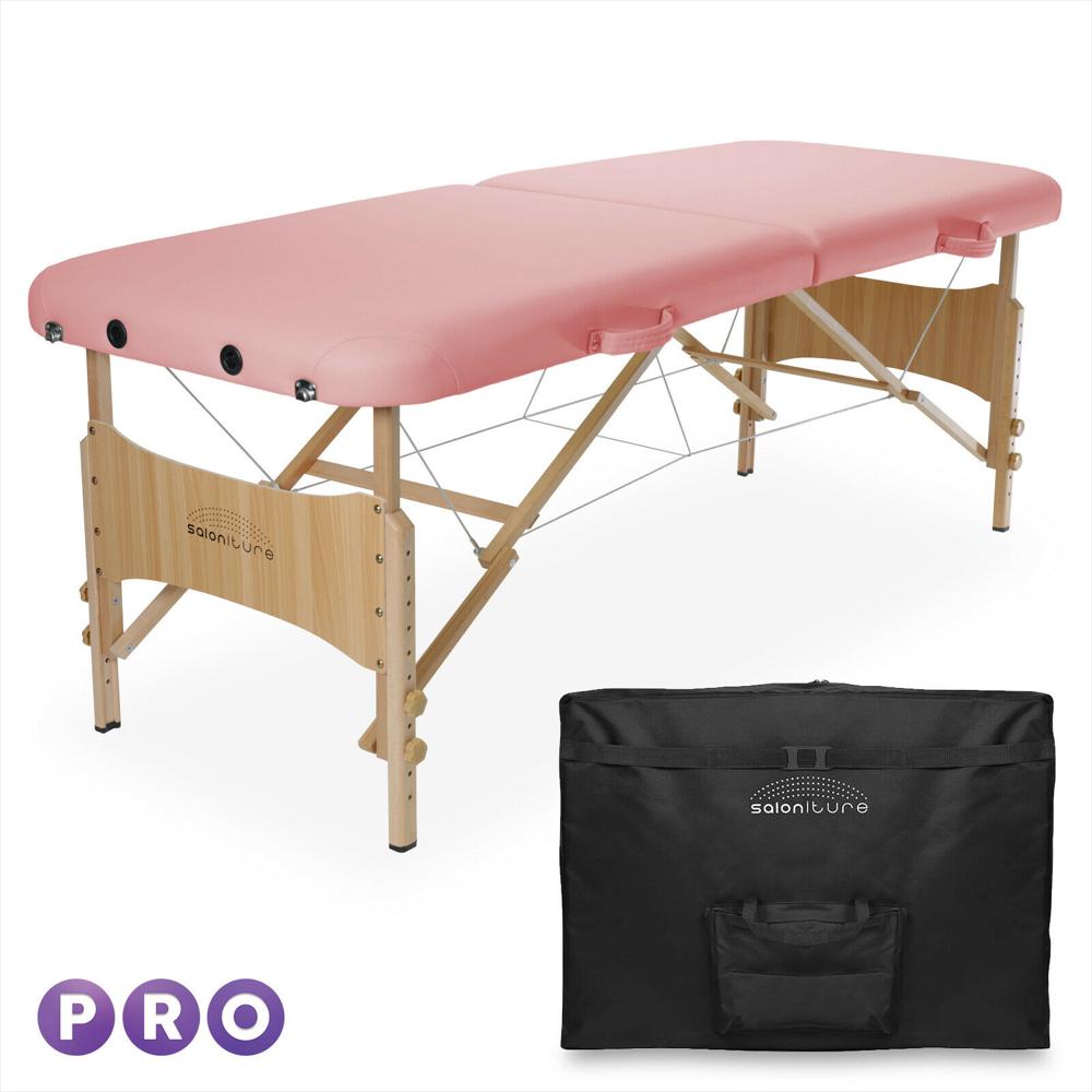 Mesa Básica De Masaje Plegable, Portátil, Color Rosa img #1