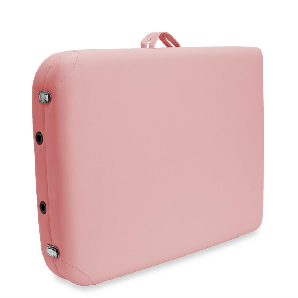 Mesa Básica De Masaje Plegable, Portátil, Color Rosa img #2