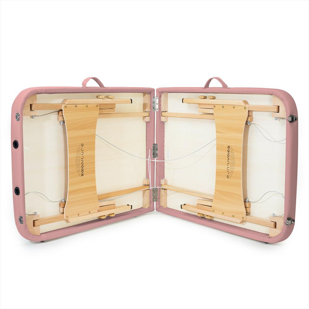 Mesa Básica De Masaje Plegable, Portátil, Color Rosa img #3