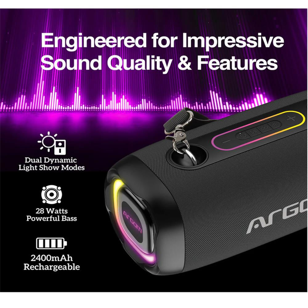Parlante Bluetooth Argom Radyon X41 Con Luces Led img #4