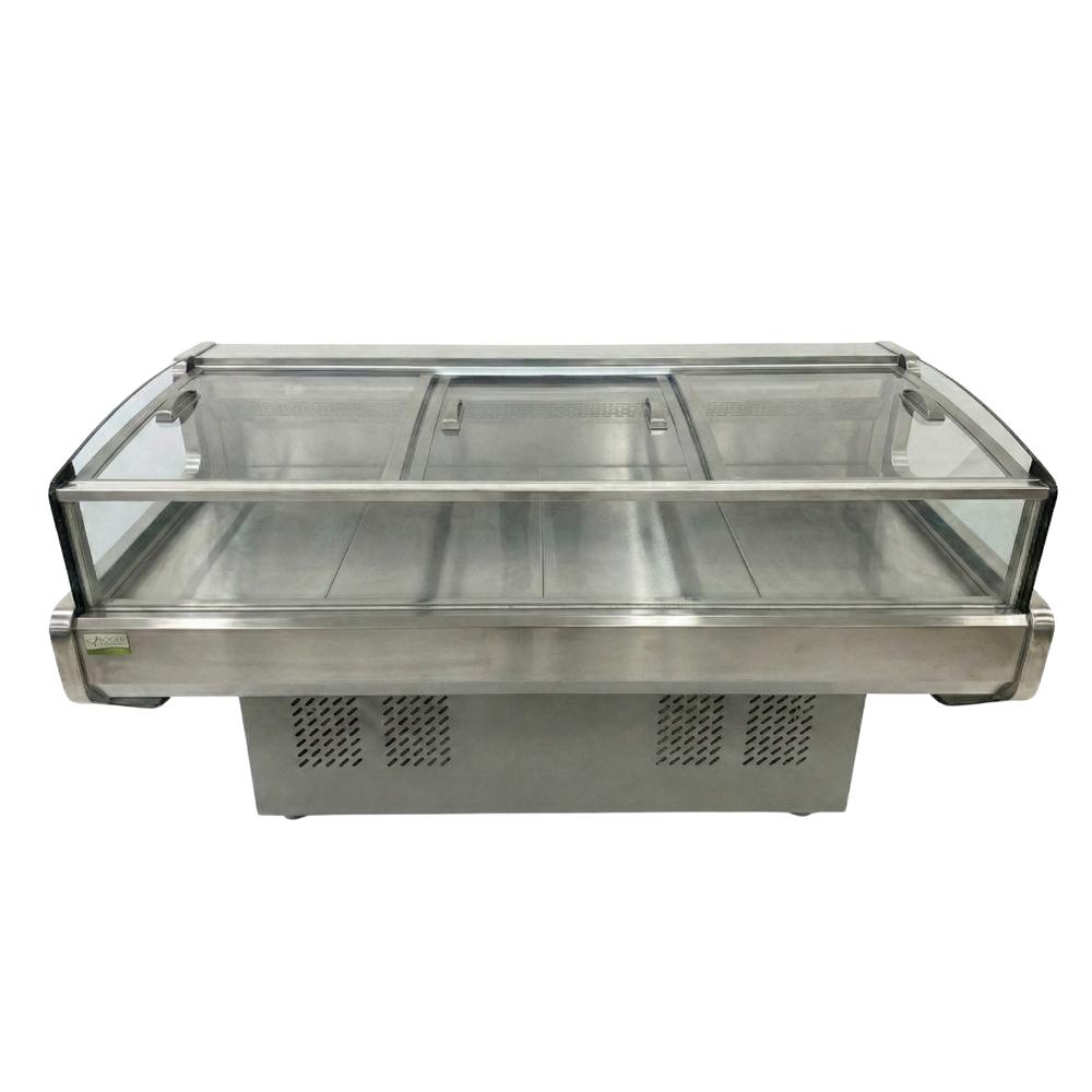 Exhibidor Horizontal Refrigerado Carnes 310L Tipo Isla img #2