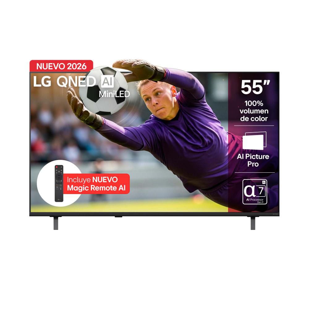 Televisor LG 55 pulgadas QNED Uhd4K Smart TV 55QNED70BSA.AWC Televisor LG 55 pulgadas QNED Uhd4K Smart TV 55QNED70BSA.AWC