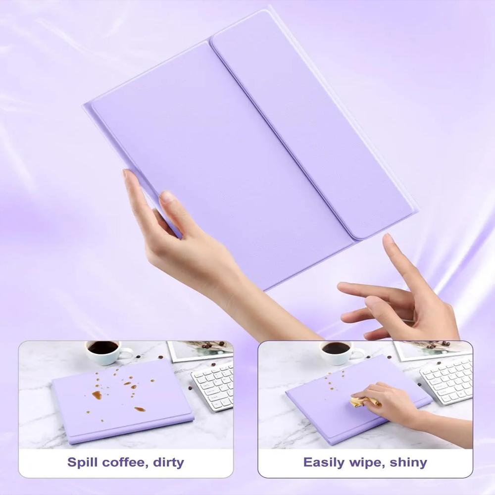 Estuche Teclado Trckpad Para Ipad Air 11 Chip M2 2024 Lila img #2