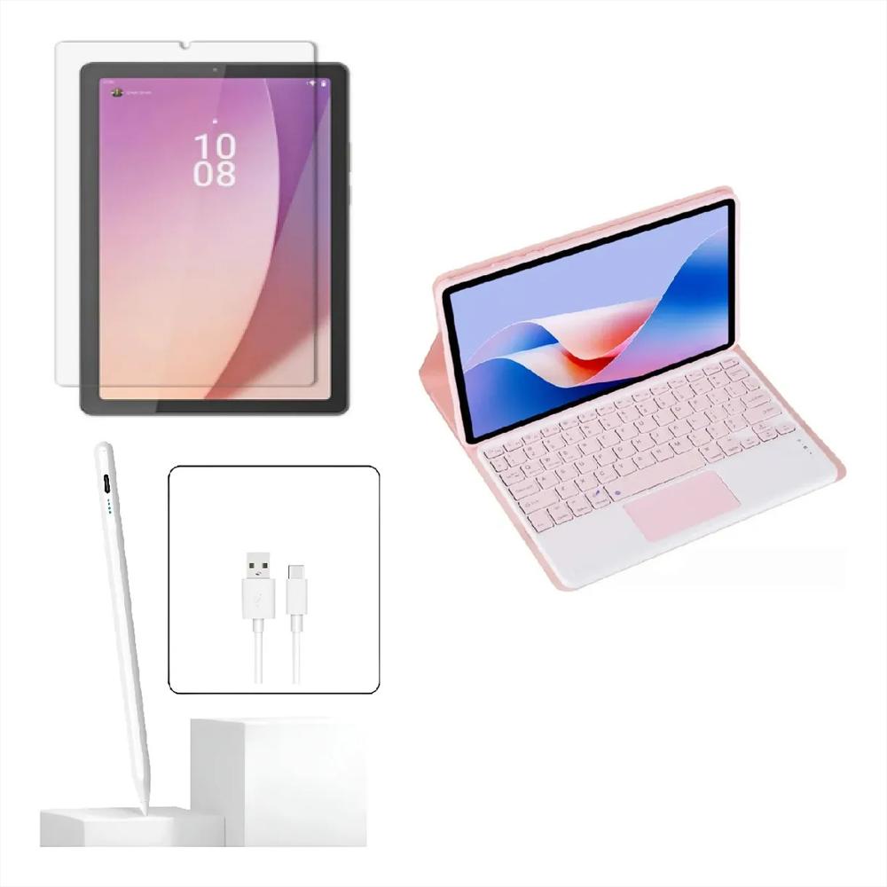 Estuche Teclado Trackpad Para Rosa +Vidrio+Lapiz img #2