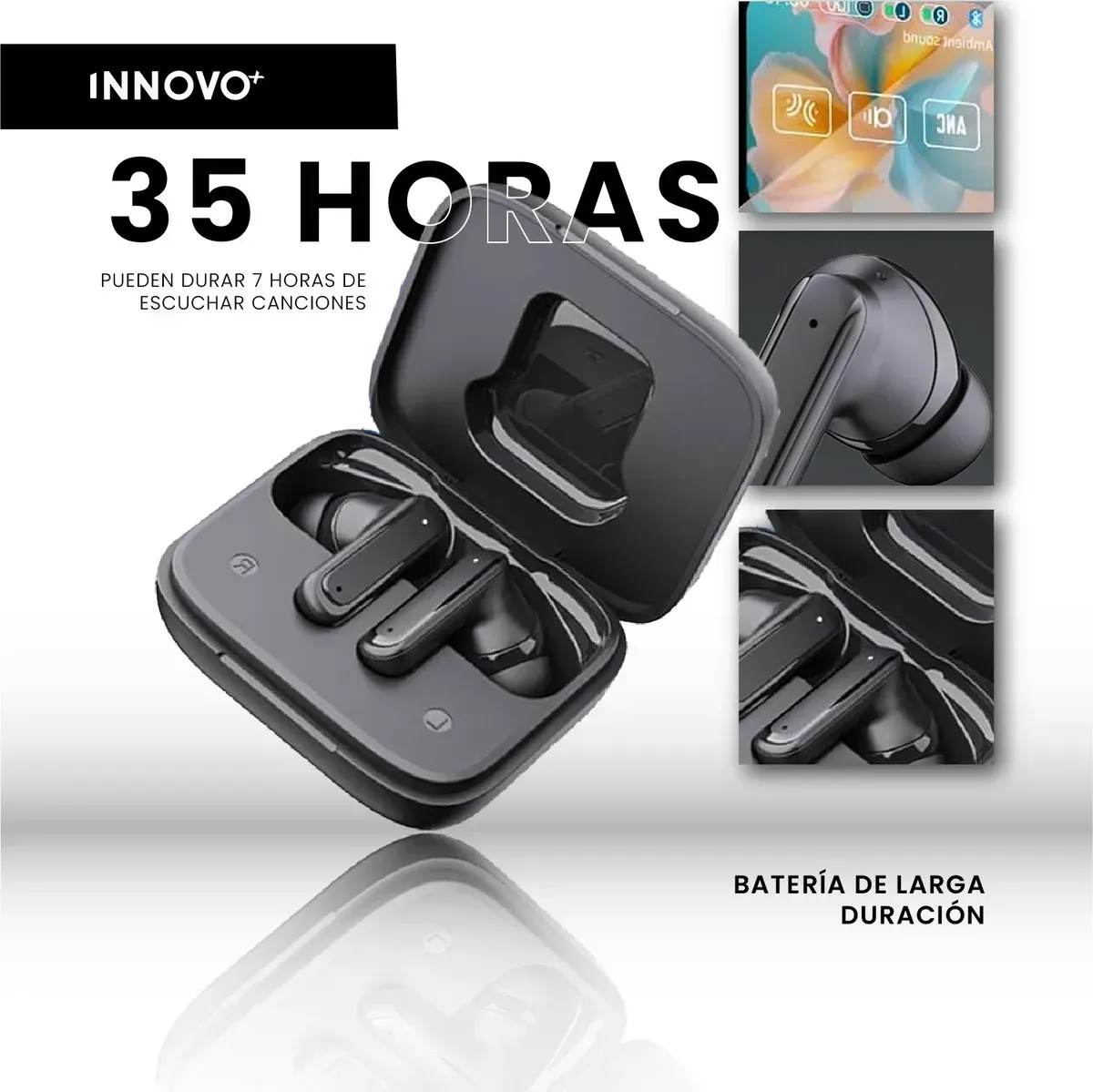 Audífonos Tour Pro 4 Inalámbricos Bluetooth Con Cancelación y Pantalla Hd