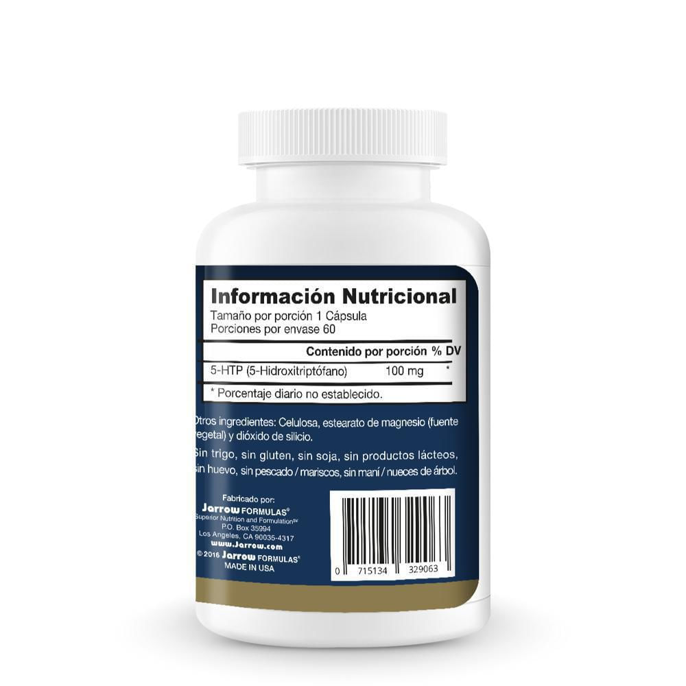 5 Htp 100 Mg X 60 Capsulas Jarrow img #2