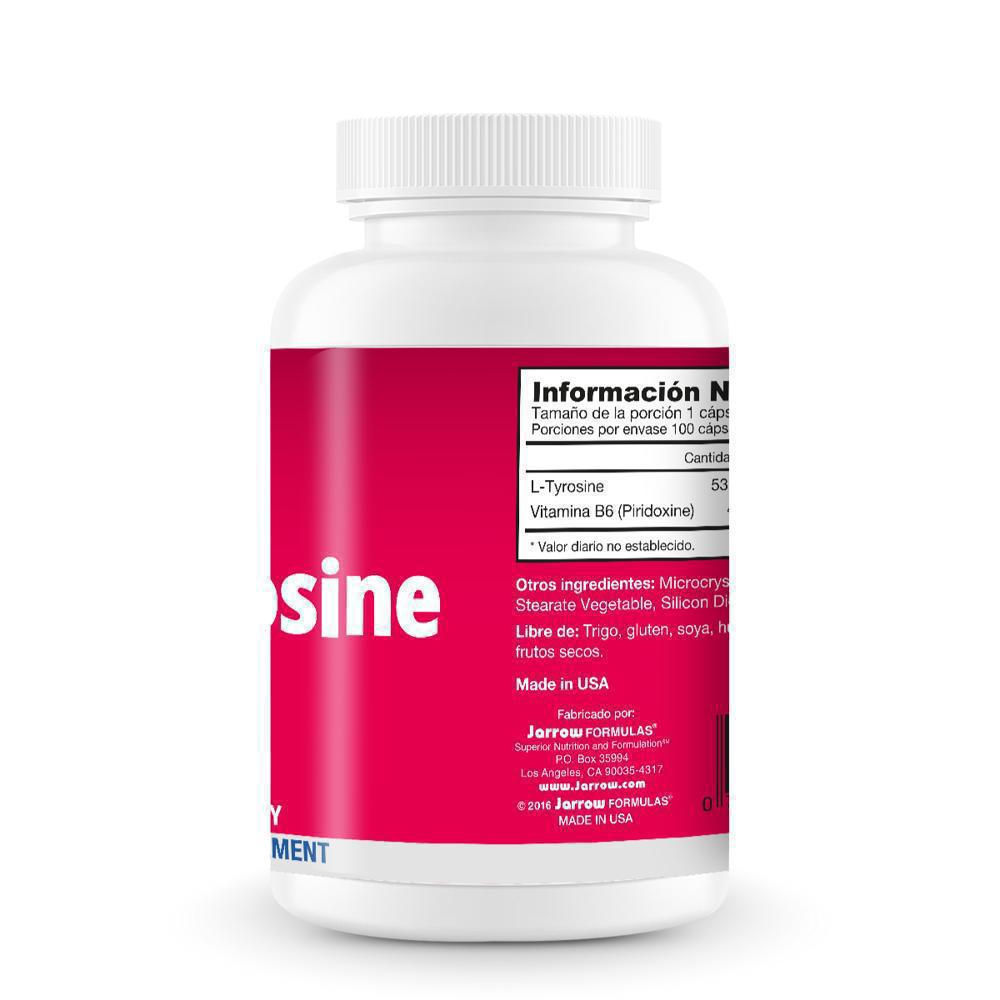 L Tirosine Frasco X 100 Capsulas Jarrow img #2