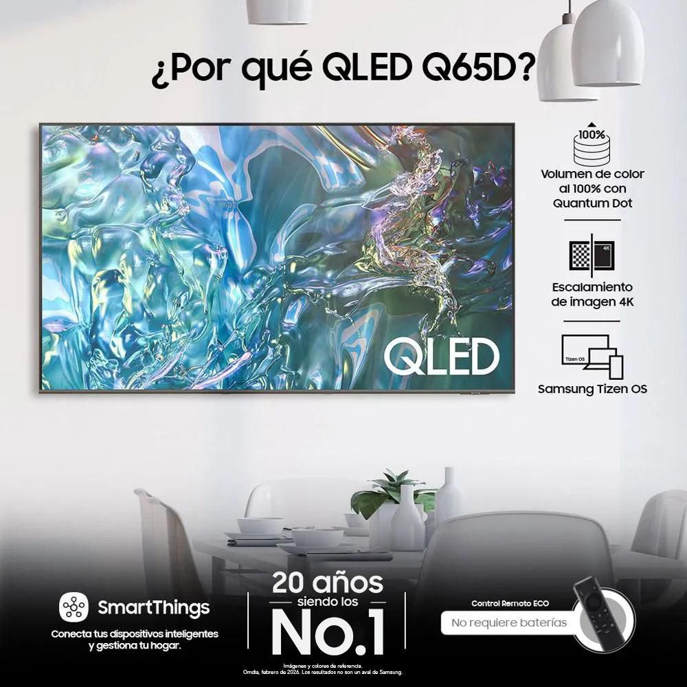 Televisor SAMSUNG 70 pulgadas QLED Uhd4K Smart TV QN70Q65DAKXZL img #3
