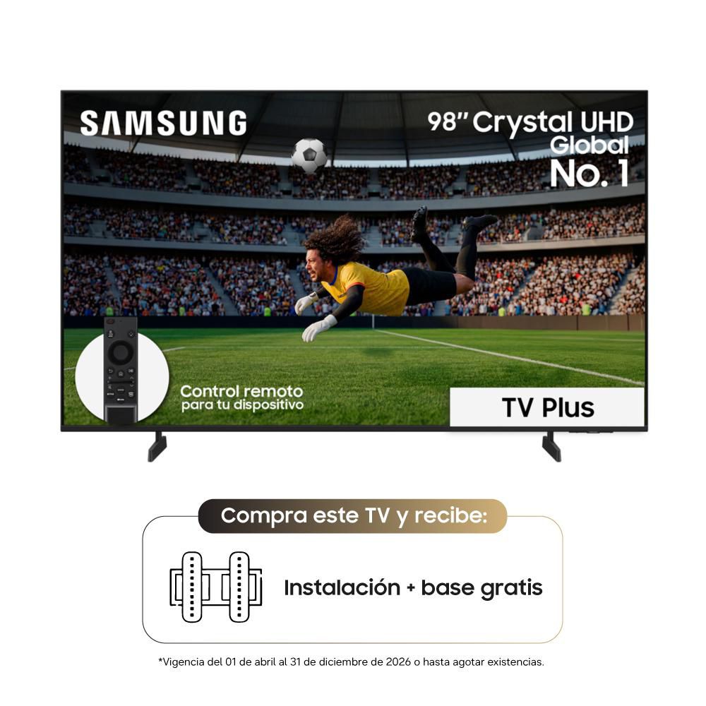 Televisor SAMSUNG 98 pulgadas LED Uhd4K Smart TV UN98DU9000KXZL Televisor SAMSUNG 98 pulgadas LED Uhd4K Smart TV UN98DU9000KXZL