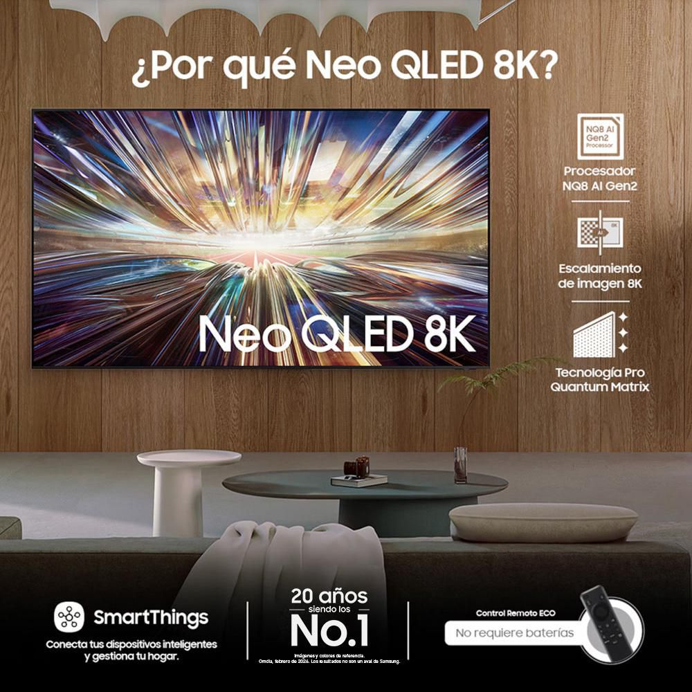 Televisor SAMSUNG 65 pulgadas Neo QLED 8K Smart TV QN65QN800DKXZL img #2