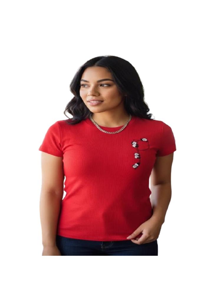 Camiseta De Mujer Con Pandas