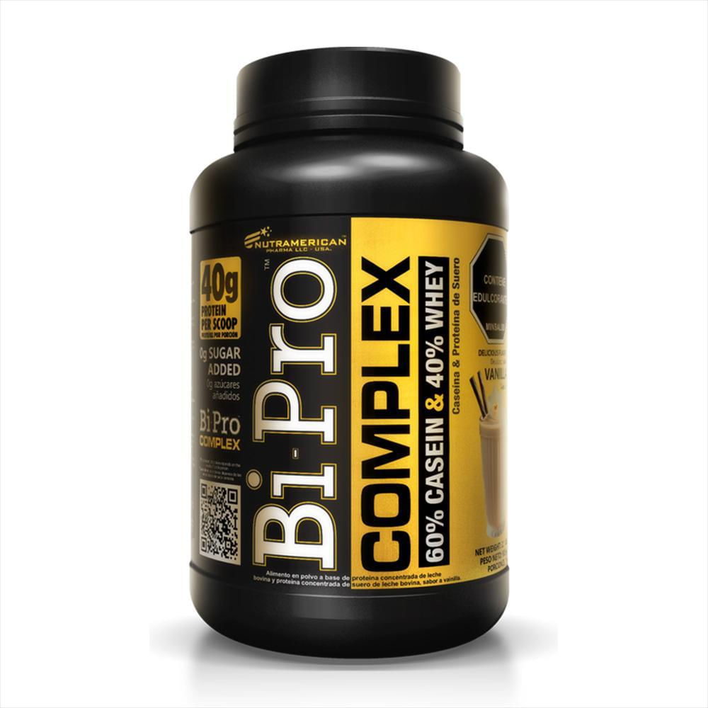 Proteina Con Caseina Bipro Complex Vainilla 2.1 Lb 935 G