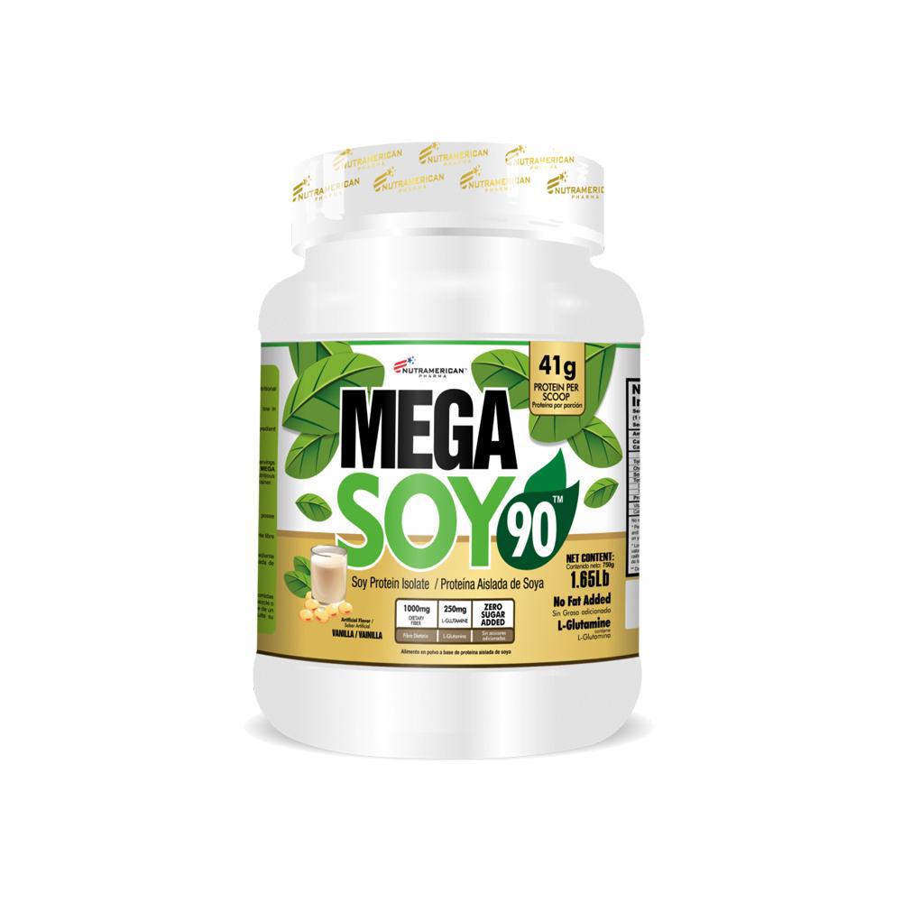 Proteina Aislada De Soya Mega Soy Vainilla 1.6 Lb 750 G