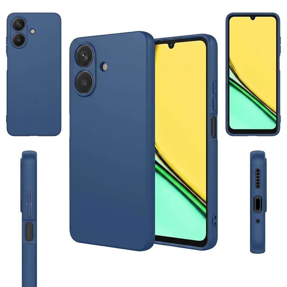 Funda Premium Silicona Líquida Realme Note 60 Antigolpes Azul img #3