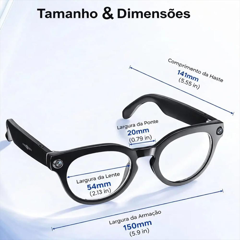 Gafas Inteligentes Con Cámara Y Grabación De Video img #2