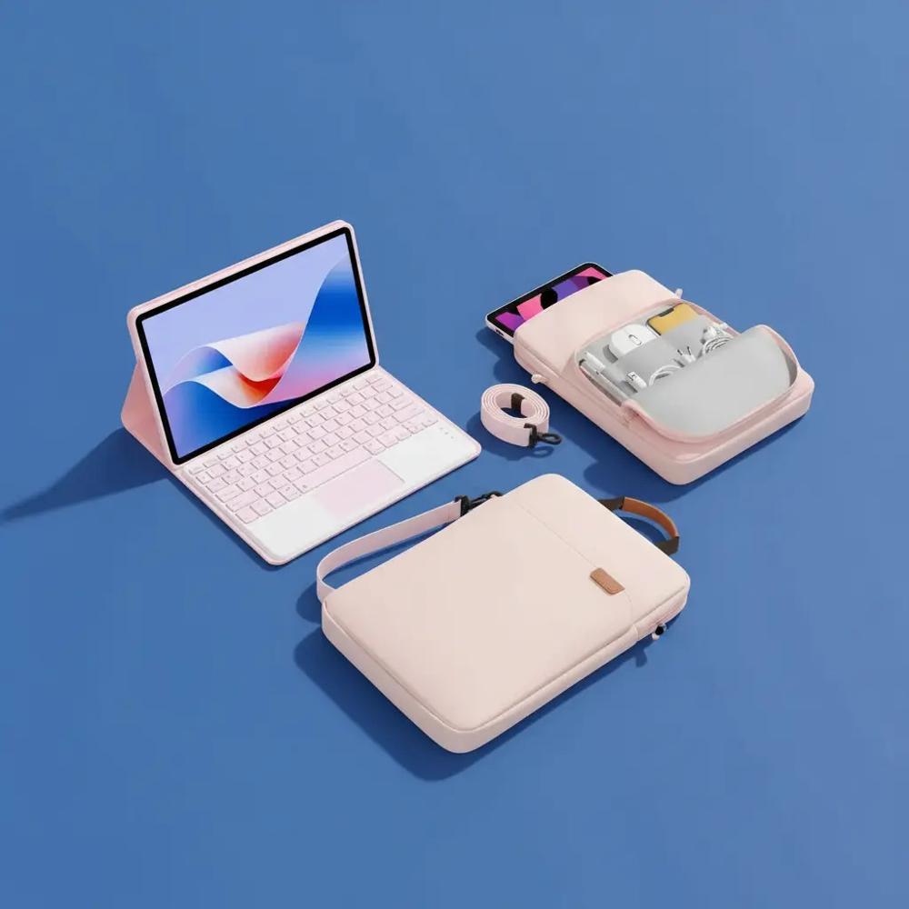 Estuche Teclado Trackpad Para Ipad 10Ma Gen 10.9 Rosa+Bolso img #5