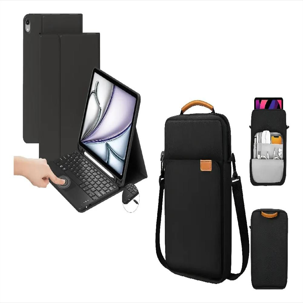 Estuche Teclado Trackpad Para Xiaomi Redmi Pad Se 11 Negro+Bolso img #1