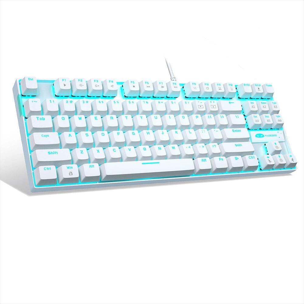 Teclado Mecánico Gaming Magegee 75% Tkl 87 Teclas Con Switches Azules img #1