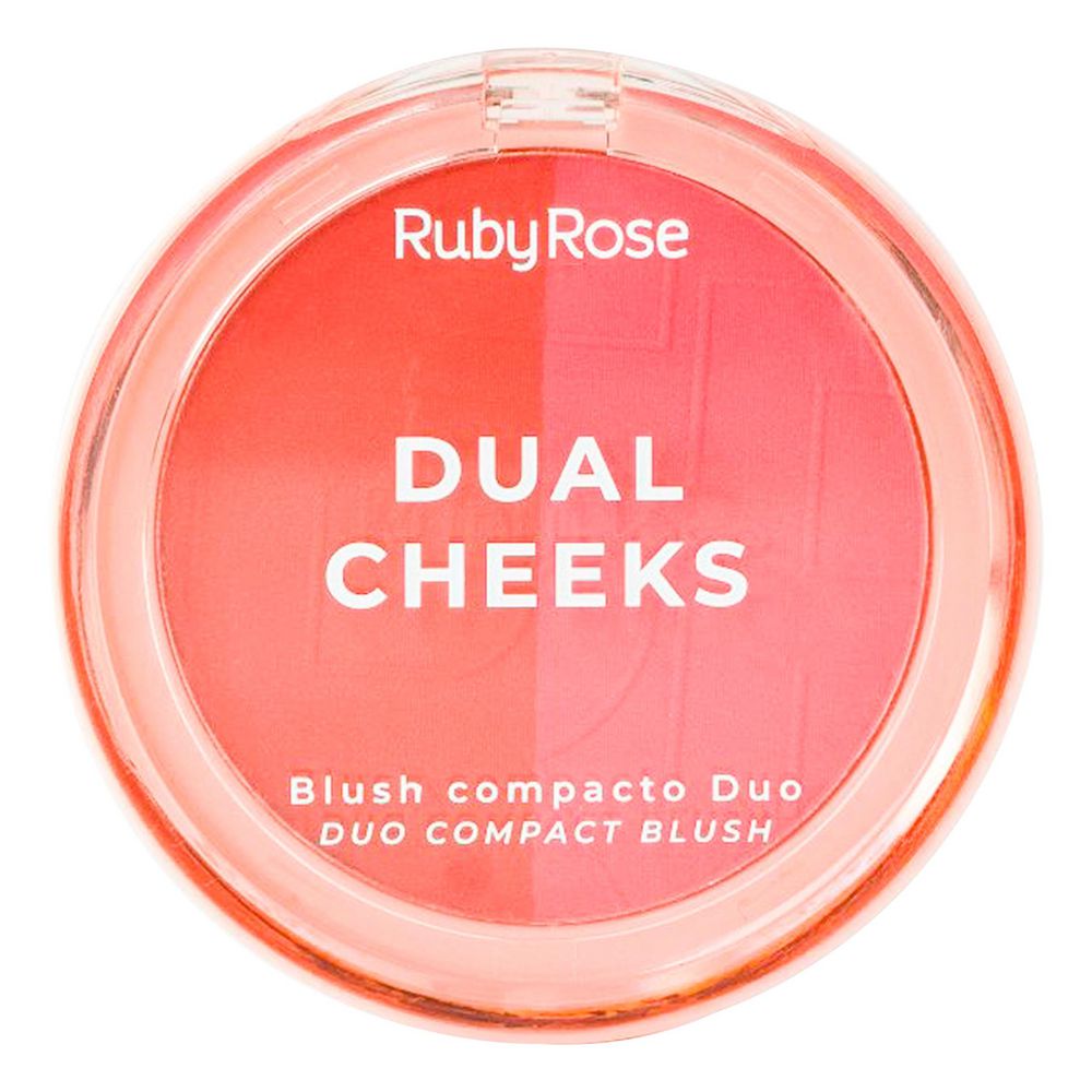 Blush RUBY ROSE compacto dual cheeks 3 peachy (8.1  gr)