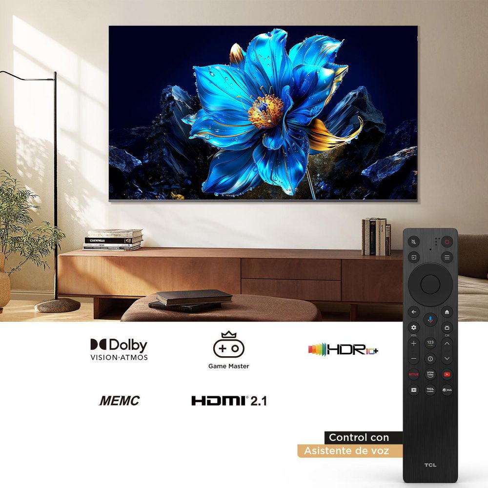 Televisor TCL 50 pulgadas QLED Uhd4K Smart TV 50P7K img #3