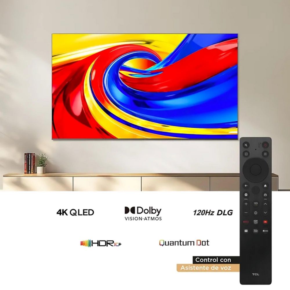 Televisor TCL 75 pulgadas QLED Uhd4K Smart TV 75P7L img #3
