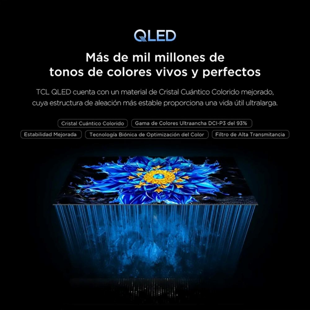 Televisor TCL 75 pulgadas QLED Uhd4K Smart TV 75P7L img #5