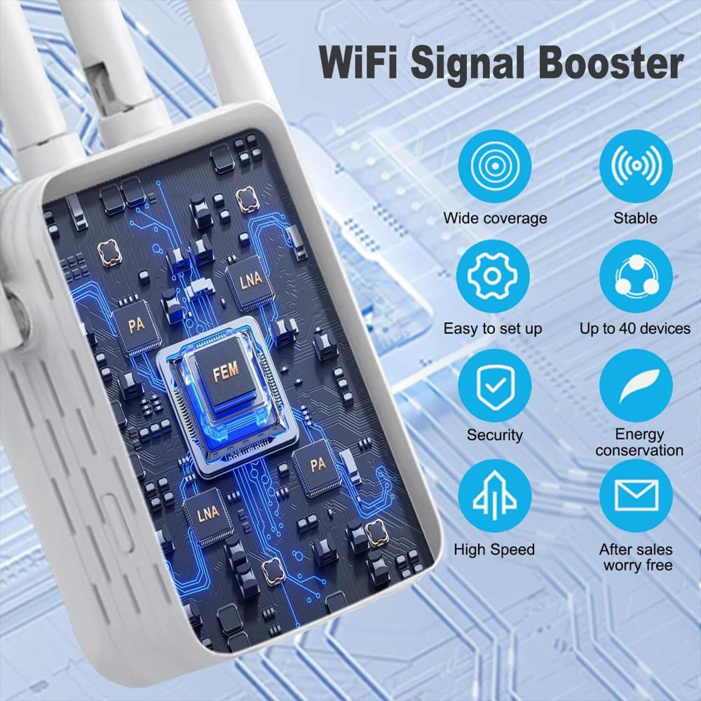 Repetidor De Señal Wifi Alta Potencia img #3