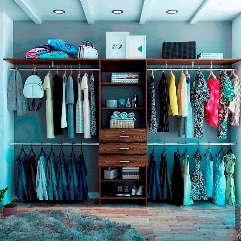 Closet Abierto Plego Coñac RTA CLC 5363