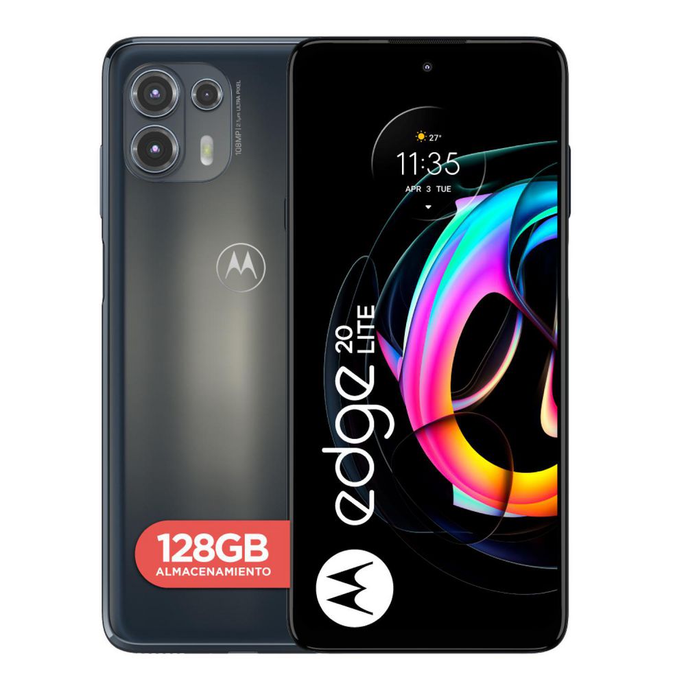 Celular MOTOROLA Moto Edge 20 Lite 128 GB 6 GB RAM Gris img #1