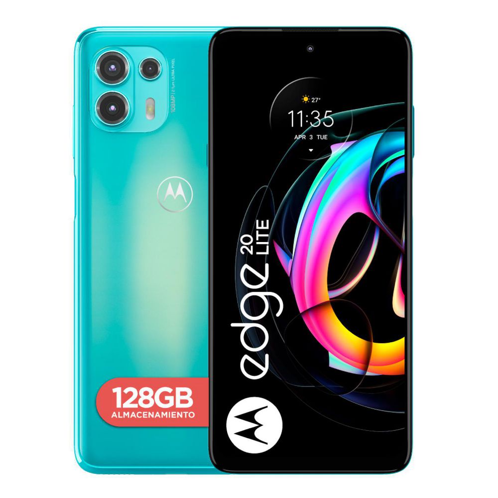 Celular MOTOROLA Moto Edge 20 Lite 128 GB 6 GB RAM Verde img #1