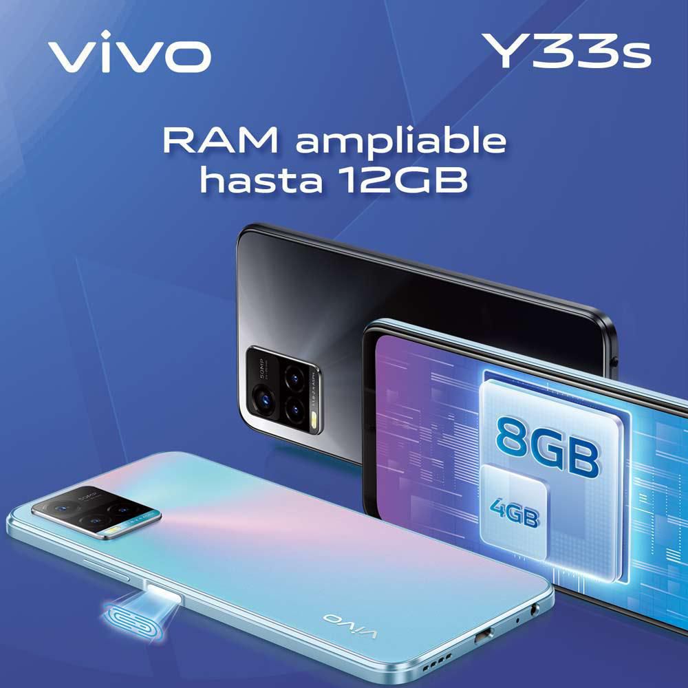 Celular VIVO Y33S 128 GB 8 GB RAM Negro Espejo img #7