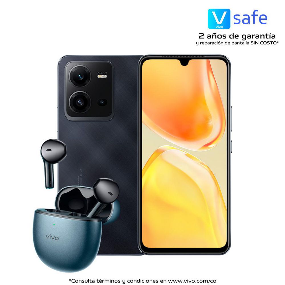 Celular VIVO V25 5G 128 GB 8 GB RAM Negro + TWS AIR img #1