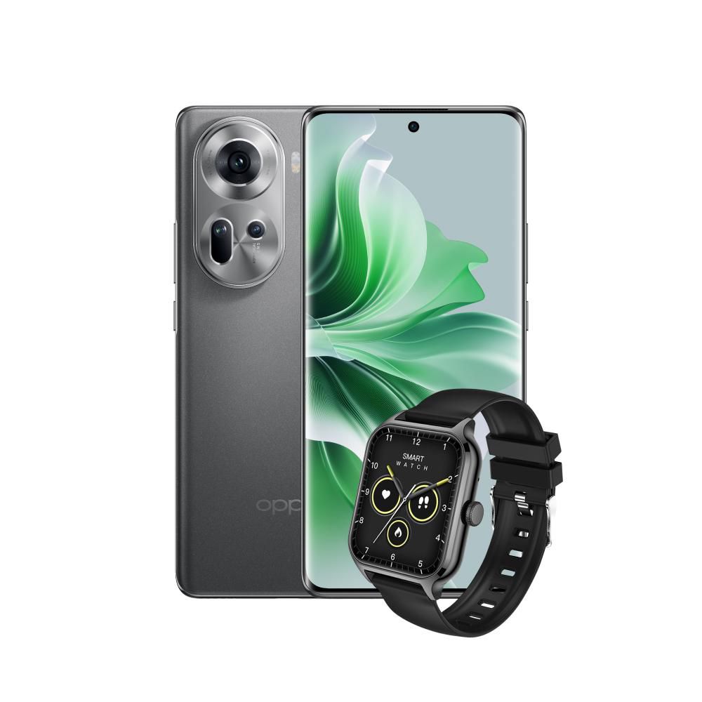 Celular OPPO Reno11 5G 256 GB 12 GB RAM Gris + SmartWatch img #1