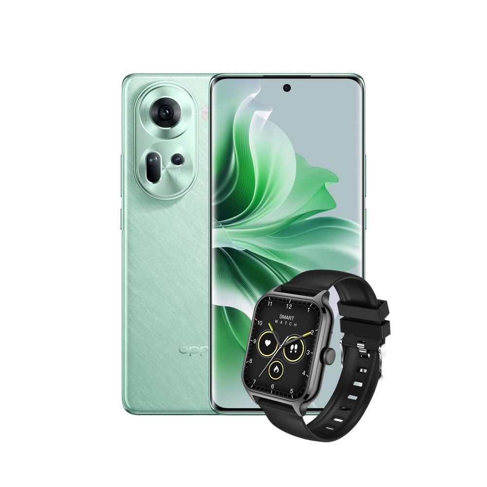 Celular OPPO Reno11 5G 256 GB 12 GB RAM Verde + SmartWatch
