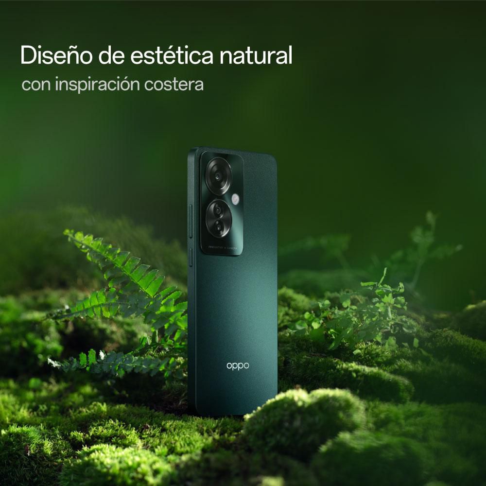 Celular OPPO Reno 11F 5G 256 GB 8 GB RAM Verde + Speaker img #8