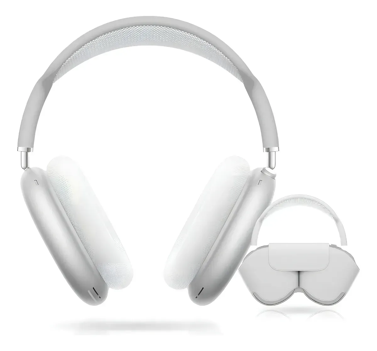 Diadema Audifonos Deportivos Cómodos Max Sound Gama Media Bluetooth Blanco Con Estuche