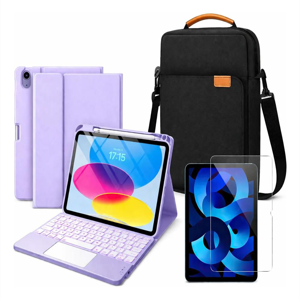 Estuche Teclado Trackpad +Bolso+Vidrio img #1