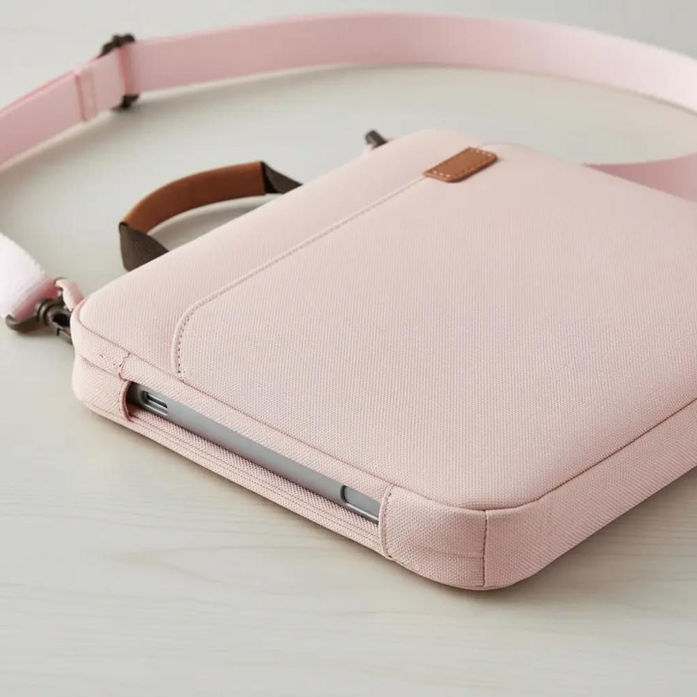 Estuche Teclado Trackpad Para Ipad A16 2025 Rosa+Bolso+Vidrio img #2
