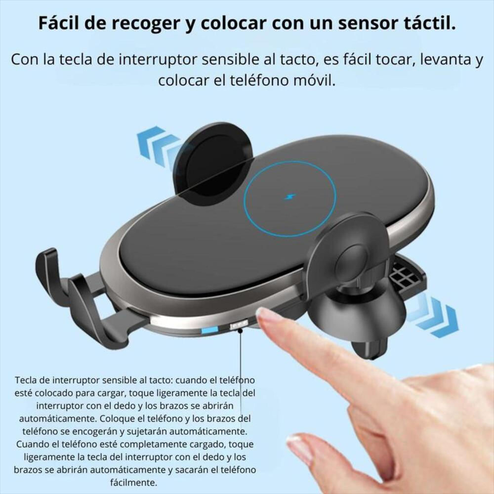 Soporte Para Celular Con Carga Inalámbrica 15W img #5