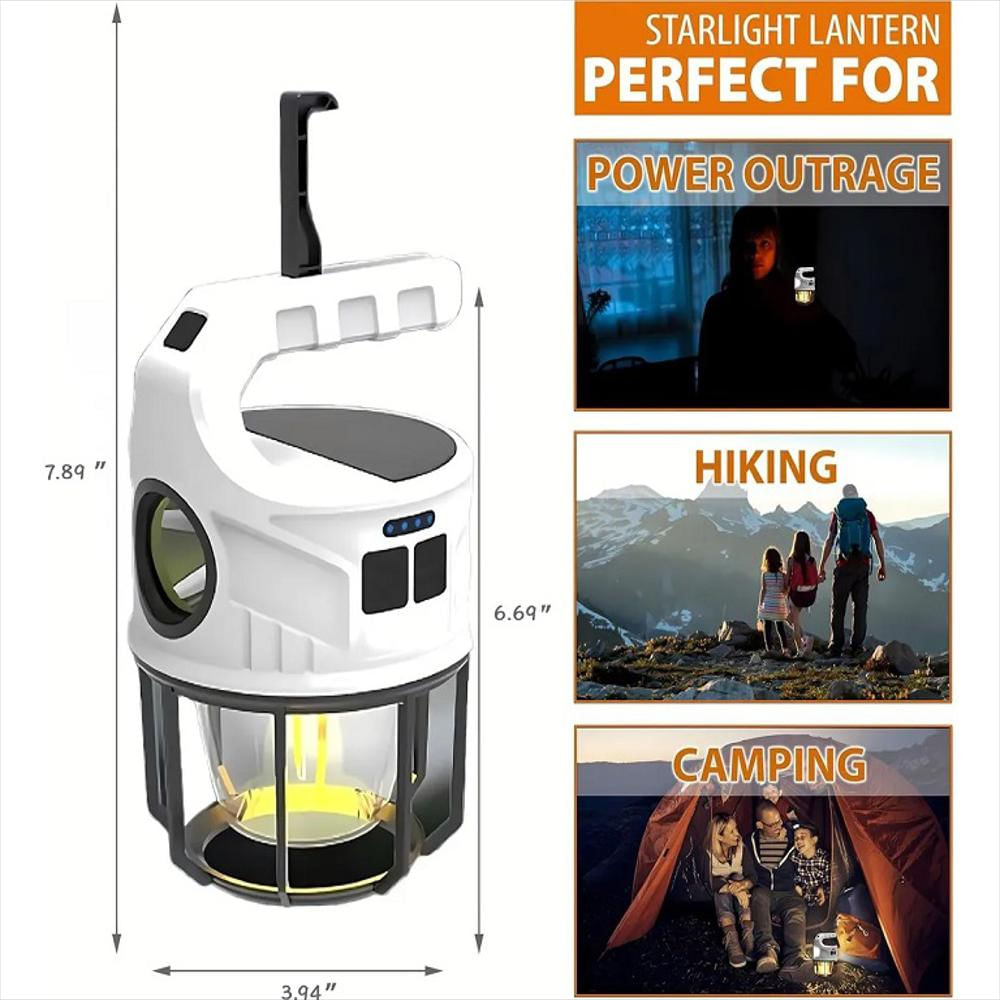 Luz De Emergencia Solar Recargable Led img #2
