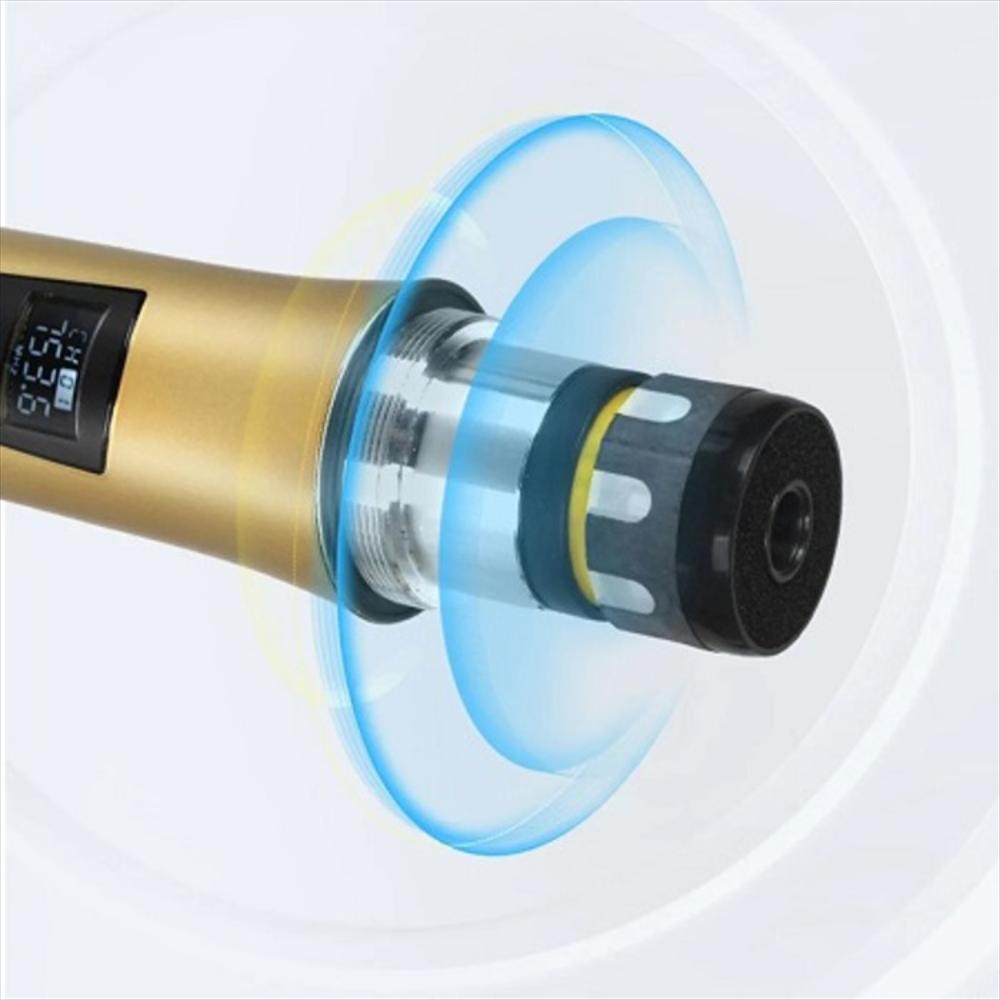 Mezcladora De Audio De 4 Canales Con Amplificador Y 2 Micrófonos img #3