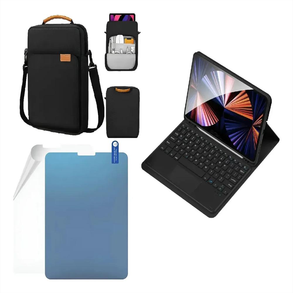 Estuche Teclado Trackpad Negro+Bolso+Paper Like img #1