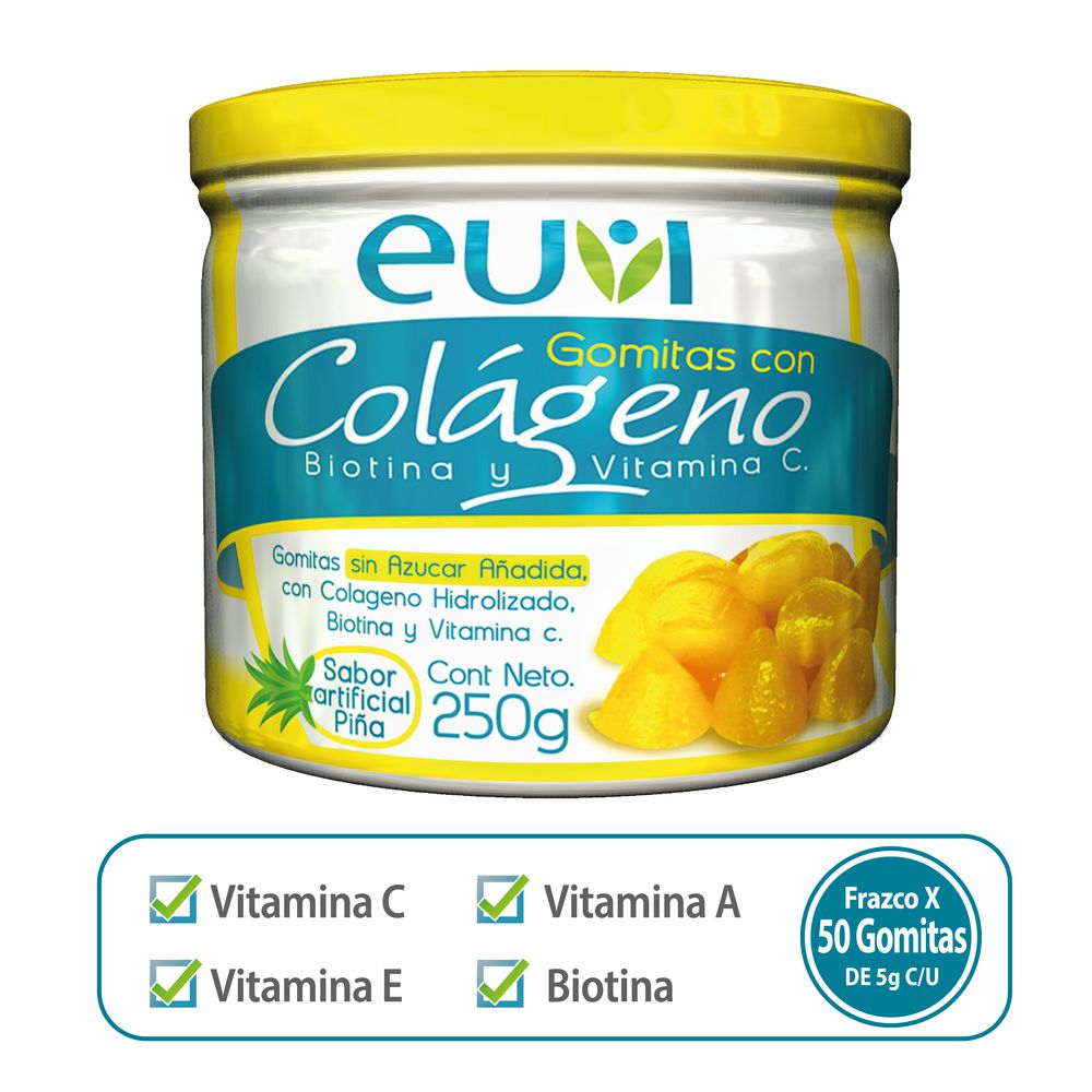Gomitas Colágeno Y Biotina EUVI SINREF