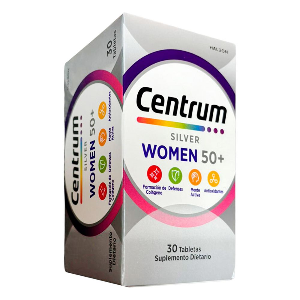 Suplemento dietario CENTRUM silver women 50+ (30  und)