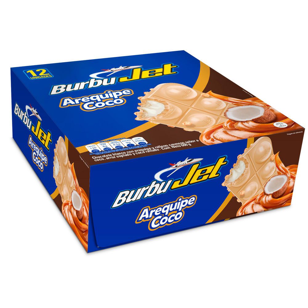 exito.com | Chocolatina JET Arequipe Coco DSP (600 gr)