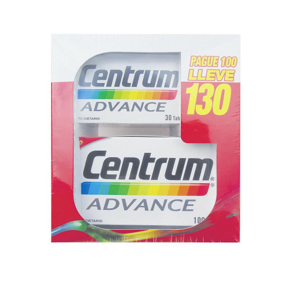 Multivitamínico CENTRUM advance pague 100 lleve 130 (100  und)