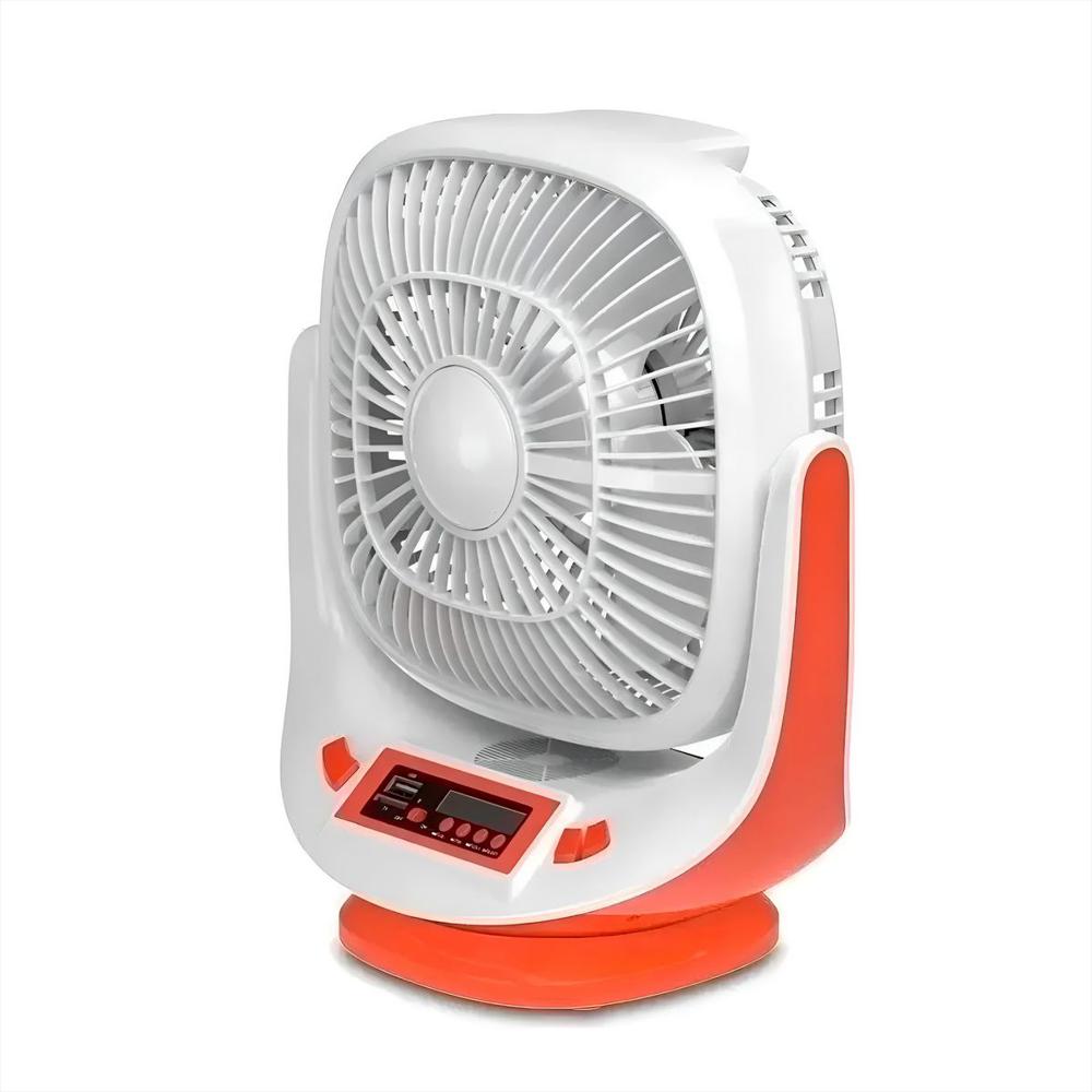 Ventilador Solar Recargable 8P Parlante Bluetooth Y Luces img #2