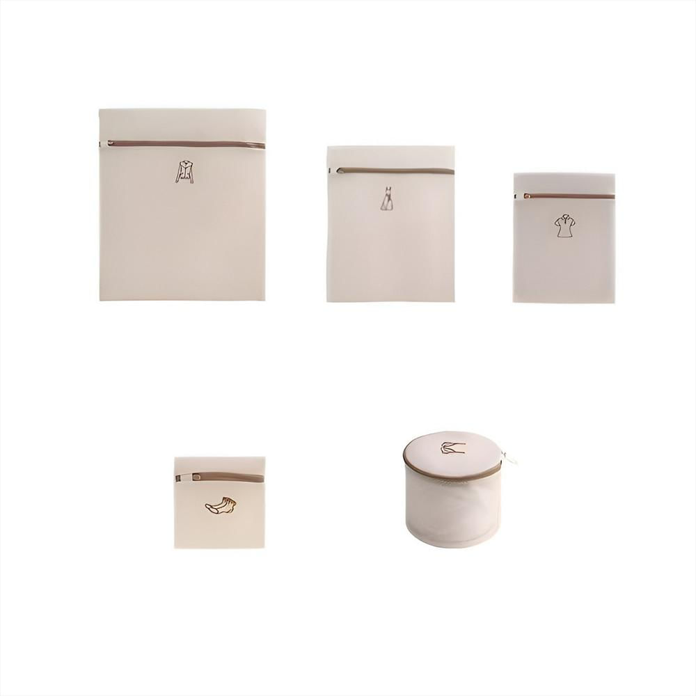 Set 5 Bolsas Malla Lavandería Para Ropa Delicada Y Brasier img #1