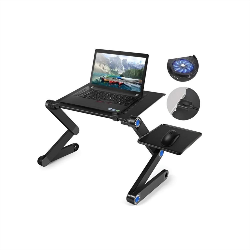 Soporte Plegable Notebook Cama Sofa Ventilador Y Mouse Pad img #1